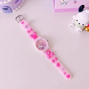 Đồng Hồ Kim Đeo Tay Cho Bé Kuromi / Gấu Dâu / Cinnamoroll / Hello Kitty - Kiểu Dáng Dễ Thương