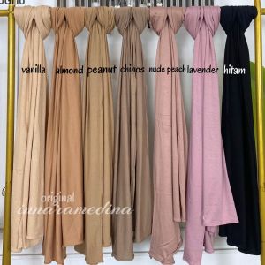 PASMINA KAOS PREMIUM JUMBO BY INNARA MEDINA DUBAI SHAWL SELENDANG KHIMAR SYARI STYLISH MODIS CASUAL
