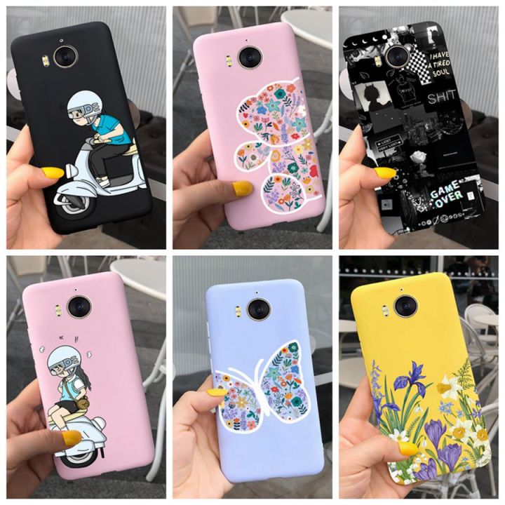 For Huawei Y5 (2017) MYA-L22 Case Motorcycle Girl Boy Painted