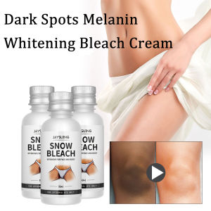 codBody Whitening Bleach Cream Brighten Underarm Elbow Knees Joint Removal Intimate Parts Dark Spots Melanin Snow Bleach Cream 30ml