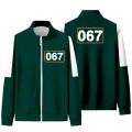 [LXYH-COSER KING] Korean television Squid game jacket T-shirt sportswear cosplay anime fancy costume. 