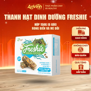 Thanh hạt dinh dưỡng Freshie Mè đồi & Rong Biển gạo lứt ngũ cốc granola yến mạch 150gr