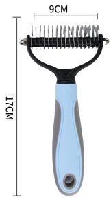 Pet Dog Hair Comb Brush Effective Hair Knot Brush for Dog Cat Grooming Brush Fur Untangled Comb Hair Removal