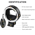 VILTROX EF-NEX IV Auto Focus Full Frame Lens Adapter for Canon EF EF-S Lens to Sony E Mount Camera A9II A7IV A7R A6400 A6600. 