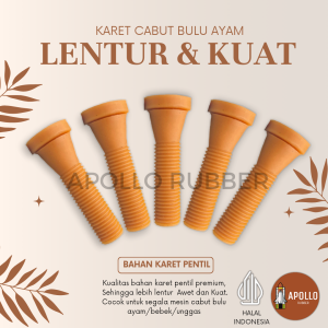 Karet cabut Bulu Ayam | Bebek | Kualitas Super Awet Kuat Cepat Bersih
