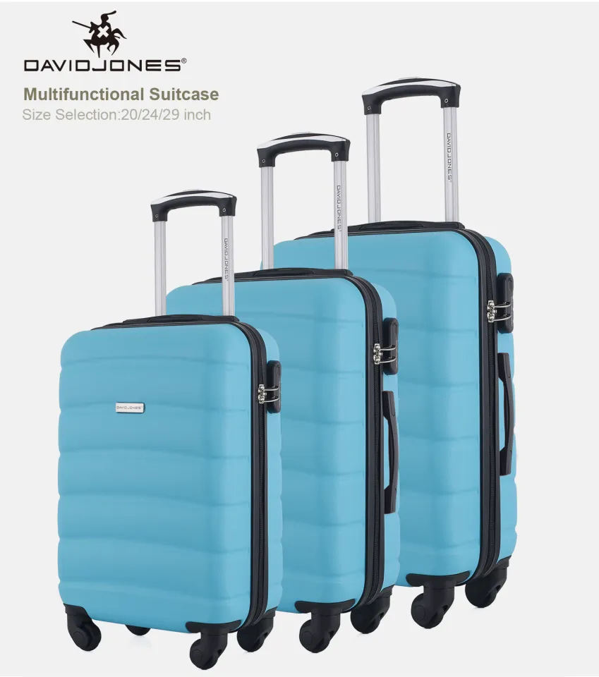 David Jones 20 24 29 inches Luggage 20 24 29 Piece Set Suitcase