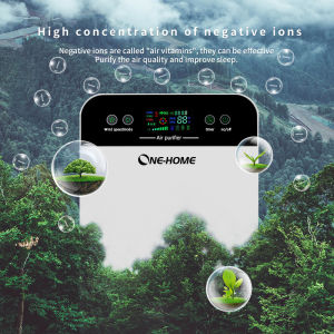 ONE HOME Air Purifier Ultraviolet Sterilization Dust Removal Deodorant Smart Home Living Room Bedroom Purifier Air K5 Home Air Purifier/Air Cleaner Dust Removal Deodorant Pembersih Udara 淨化機 淨化器 空氣淨化器