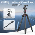 SmallRig Tripod Stand 71" Camera Stand with Phone Stand Holder Monopod with Ball Head Height from 43cm to 182cm for Phone Mirrorless DSLR Camera Travel CT-10 3935. 
