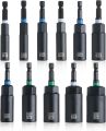 toolant Deep Nut Driver Set, 11pcs SAE/Metric Impact Driver Bit Set 1/4''~3/4'' Nut Driver, 1/4'' Quick Change. 