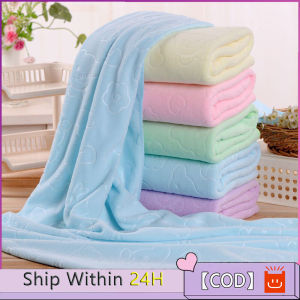 [Happy Shopping Time]✅Ready Stock✅70cm x 140cm Kids Bath Towel Large Quick Drying Absorbent Microfiber Baby Tuala Mandi Budak ChildrenS Bath Towel 儿童浴巾