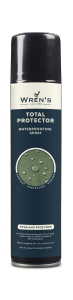 WRENS Total Protector 100ml Waterproofing Transparent Spray (Water Repellent) [For Leather Shoes and Handbags](Made In Europe)