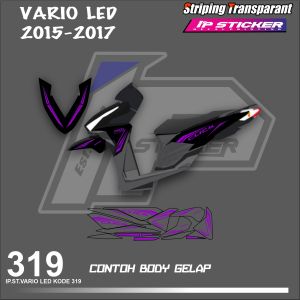VARIO LED 2015-2017 (COD) STIKER STRIPING MOTOR HONDA VARIO LED HOLOGRAM DAN TRANSPARAN