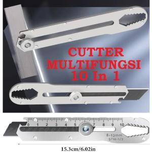 Pisau Cutter 10 IN 1 Scraper Cutter Kapi Kape Cutter Sosrok Set Cutter 10in1