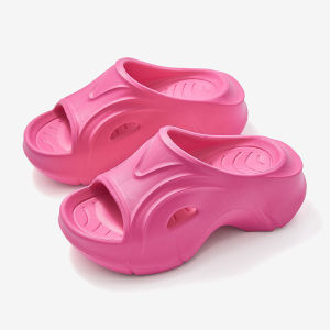 [Free Shipping] WomenS Thick-Soled Summer New EVA Height-Increasing Non-Slip Fashionable Home Student Version Soft-Soled Cool Slippers