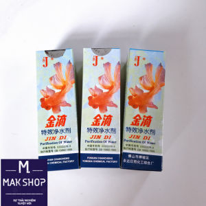 Bộ 3 chai Làm Trong Nước JINDI Cho Hồ Cá Cảnh Bể Thủy Sinh Tạo Môi Trường Sống Lý Tưởng Cho Cá