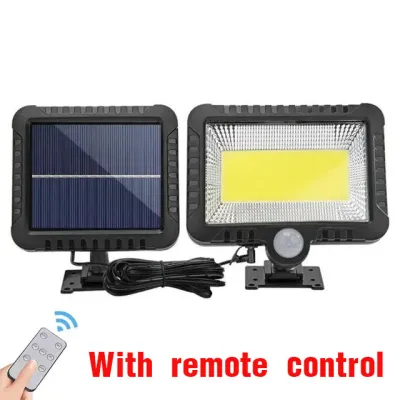 100/160COB Solar (5M Cable) Solar Motion Sensor Split Light Outdoor Waterproof Garden Lights Wall