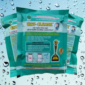 Chế phẩm xử lý nước Hồ Cá Nước Sinh Hoạt NHIỄM PHÈN NƯỚC THẢI kim loại tạp chất bẩn Bể Bơi chăn nuôi an toàn hiệu quả Wat-Cleane