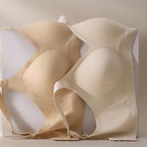 Fashion Traceless Wireless V Bra Shockproof Anti-sagging Seamless Bras Comfortable Gathered Breasts Push Up Underwear Running2026