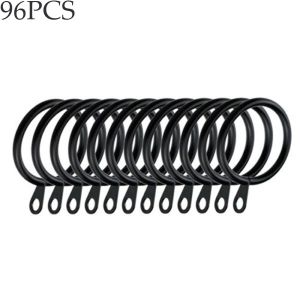 SEKINEW 5 Colors Low Noise Heavy Duty Metal For Curtains Rods Curtain Rings Hanging Hooks Roman circle