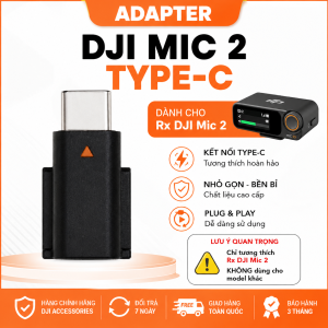DJI Mic 2 Adapter Type C Đầu Chuyển DJI Mic 2 Jack Chuyển - Type C (No Box)