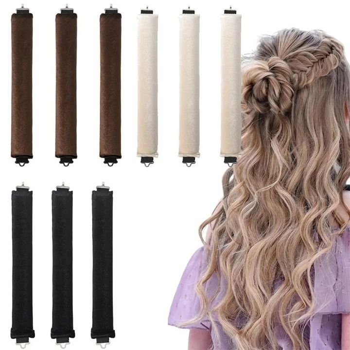 Heatless Hair Curler Overnight Blowout Rods Heatless Curls Headband Flexi Rods with Hook No Heat Curls to Sleep Hair Styling Tool Lazada Singapore