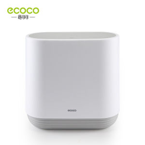 【DAILY ESSENTIAL】 Ecoco Push Type Slim Dustbin Waste Bin/Minimalist Simple Bathroom Kitchen Household Bin/Large Capaci