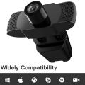 USB 2.0 4K Webcam FHD 720P Webcam for PC Camera Digital Web Cam with built-in noise reduction microphone Auto white balance color correction For Laptop Desktop. 