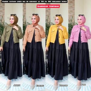 QF Gamis rompi polos Hitam / gamis rompi 867/ rompi / gamis kekinian / gamis modern / gamis rompi Polos / baju muslimah / baju muslimah kekinian / baju muslimah murah / gamis kardigan