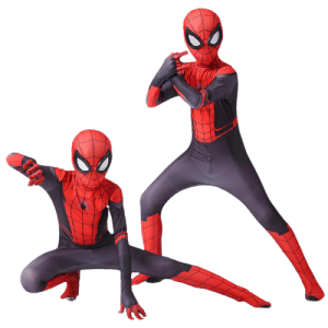 ชุดเสื้อผ้าเด็กลายสไปเดอร์แมนทําจากผ้าไลคร่าสเปนเดกซ์สําหรับเด็กชุดคอสเพลย์เด็กระยะไกลชุดสไตล์ Zห้องน้ํา 3D