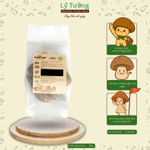 Nấm Rơm Sấy Thăng Hoa 25g - Nấm Lý Tưởng - Nguyên liệu giàu chất xơ