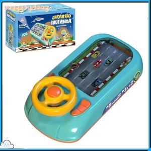 【New Arrival】Driving Simulator with Music and Vehicle Sound Effects Car Racing Adventure Toy Driving Games for Boys Girls Xmas Gifts