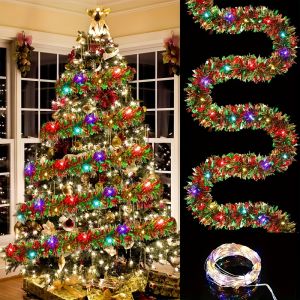 2025 new model best-selling Christmas decoration garland lights for party atmosphere decoration