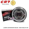 Lampu Depan Daymaker Bulat LED 7 inch Model Biled Cr7 Projector Daymaker Harley JEEP 4 LED Hi Lo Universal Motor Mobil. 