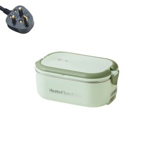 MYTHIS 304 Stainless Steel Electric Lunch Box Constant Temperature 1000ml Food Heated Warmer Container Portable Plug-in Heated Lunch Box