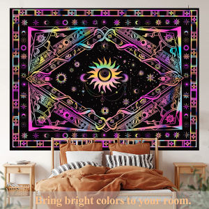 Ready stock sa local warehouseColorful tapestry background cloth wall cloth decorative cloth living room tapestry hanging cloth