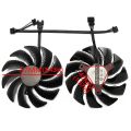 LUXURYLYN T129215SU GPU Cooler DC 12V Dual Fans Video Card Cooler Professional 4Pin Graphics Card Fans for GIGABYTE RTX2060GTX1650 1660/1660Ti Computer Cooling. 