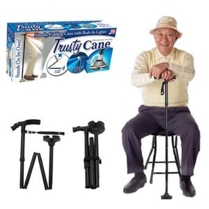 Gậy Trusty Cho Người Già Gấp Gọn. Gậy Người Già Gấp Gọn Trusty Cane Chống Trượt Có Đèn Pin - hỗ trợ di chuyển thuận tiện