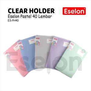 Clear Holder  Warna Pastel / Clear Holder 40 Lembar Eselon ES-PH40