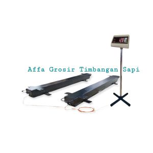 Timbangan Sapi Loadbar 1 - 2 Ton SONIC NI-7 Auto Hold Timbangan Ternak model Balok LoadbarrLoad Barr Timbangan Kambing dan Lembu kapasitas 2ton Sayaki