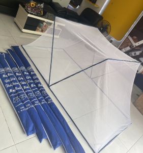 Mùng xếp gấp gọn thông minh CAO CẤP(100*190*80 cm)( RXDXC)