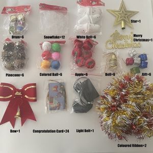 Christmas Tree 150CM/180CM High Quality Big Christmas Tree Stand And Festival Ornaments Set