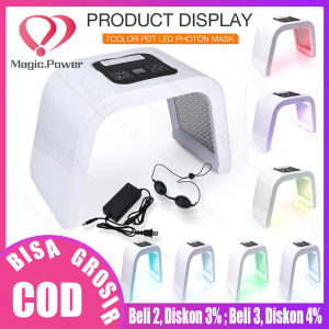 7 Warna Mesin Foton LED Dengan Nano Spray Salon Kecantikan Rumah Menggunakan Mesin Masker Wajah Tubuh LED Menghidrasi Kulit