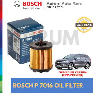 BOSCH OIL FILTER P7016 (O-902/HU6007X) FOR CHEVROLET CAPTIVA 2.4 2011-PRESENT