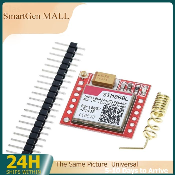 SmartGen MALL Mini Smallest SIM800L GPRS GSM Module MicroSIM Card Core ...