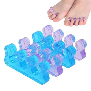 PVD Toe Separators for Bunions Orthopedic Bunion Corrector Hammer Toe Relief Silicone Toe Spreader for Overlapping Toes Nail Polish