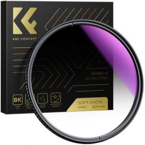 K&F Concept Nano-X Series Soft GND16 Filter (4 Stops) Lens Filter Soft Graduated Neutral Density Filter