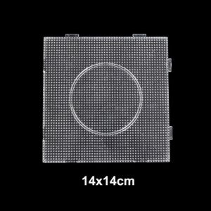 LUXERY High Quality 2.6mm Bean Board Handmade Crafts Decor Hama Beads Tool Perler Beads Template Creative Heat Resistant DIY Pegboard Handmade Craft
