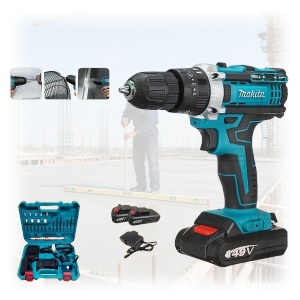 Makita Brushless Cordless Drill – 13mm Heavy Duty Rechargeable Ideal for Construction & DIY