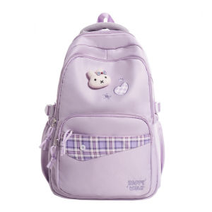 AE New cute backpack for female elementary school students large-capacity lightweight Korean-style college-style travel backpack for middle and high school students
