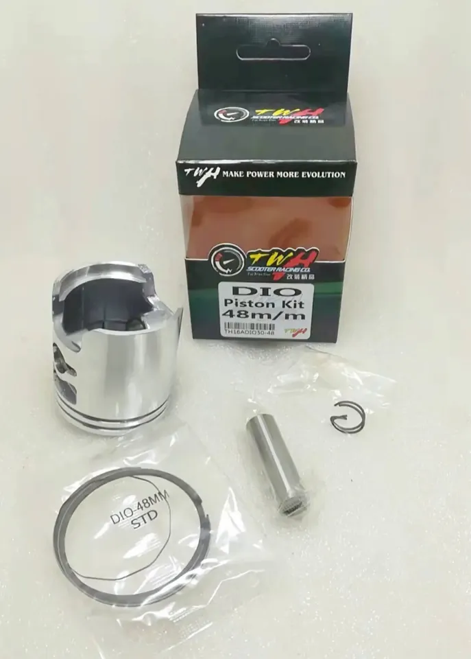 TWh motorcycle 44mm 48mm 50mm 54mm Piston bore 12mm pin ring gasket set for  Honda Dio af17 af18 af27 AF28 zx50 af34 af35 dio50